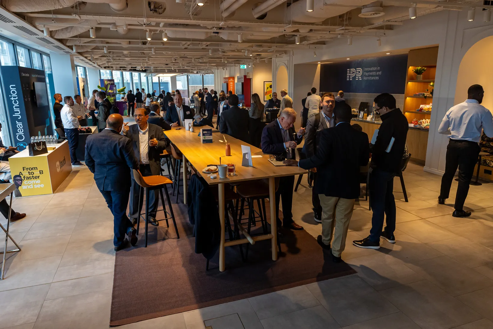 Attendees networking at the IPR Global event in London